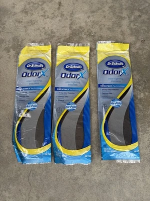 3 nuevos pares sellados de plantillas Dr Scholl’s Odor-X para combatir olores recortadas para mujeres Foto 1 de 4