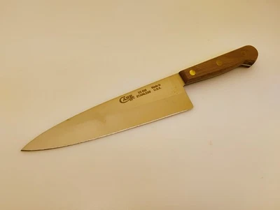 Case XX #635 USA 8" Standard Chef Cooks Knife Wood Handle Full Tang Factory 2nd - Image 1 of 4