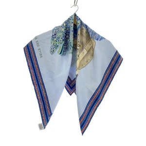 Hermes Scarf Silk Carre 90SELLE DES STEPPES y1_1123 - Picture 1 of 5