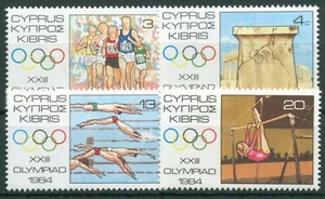 Chipre 1984 Juegos Olímpicos de Verano Los Ángeles 613/16 MNH. - Imagen 1 de 1