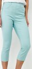 Amber Dusted Aqua Crop Jeggings Size 16