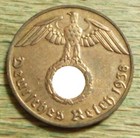 Drittes Reich  1  Reichspfennig  1938  E