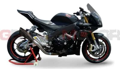 Exhaust HpCorse Evoxtreme 310 Black Aprilia Tuono V4R 2011 > 2015 - Image 1 of 4