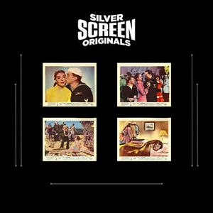 All Ashore 4x ORIGINAL UK FOH Lobby Cards Mickey Rooney Peggy Ryan 1953 - Imagen 1 de 8