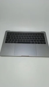 MacBook Pro 13" A1989 EMC 3358 Palmrest Keyboard Top Case UK Space Grey 2018 201 - Picture 1 of 2
