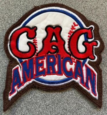 PARCHE CON EL LOGOTIPO DEL EQUIPO DE FIELTRO MARRÓN 6,5" LIGA NEGRA DE BÉISBOL DE LOS GIGANTES AMERICANOS DE CHICAGO Foto 1 de 2