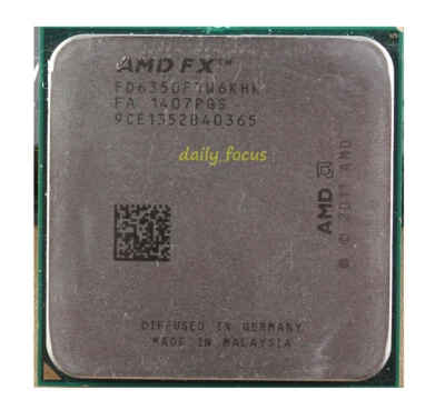 AMD FX-Series FX-6350 FD6350FRW6KHK 3.9 GHz Socket AM3+ CPU Processor - Image 1 of 4