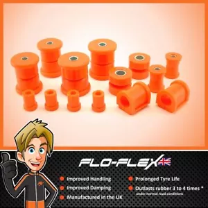 Kit de casquillos delanteros y traseros Ford Cortina MK2 serie 2 en poliuretano Flo-Flex - Imagen 1 de 4