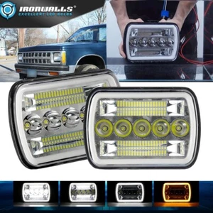 5x7"7x6"LED Headlights DRL for Ford F150 F250 F350 Ranger 1976-1986 Hi Lo Beam - Foto 1 di 12