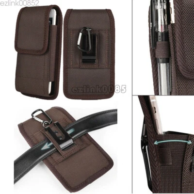 Funda protectora vertical con clip para cinturón para Samsung Note 9 10 S10+ iPhone 11 Foto 1 de 4