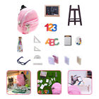 Mini Dollhouse Stationery Crafts School Supplies Backpack Dolls Stuff Girls