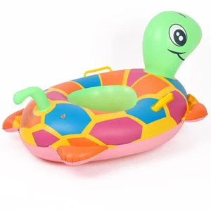 Inflatable Turtle Pool Swimming Ring Floating Baby Kids Beach Toddler Boat Float - Picture 1 of 1