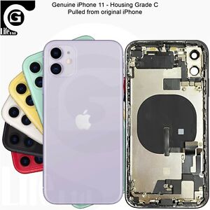 Genuine Apple iPhone 11 Rear Back Chassis Housing With Parts Grade C