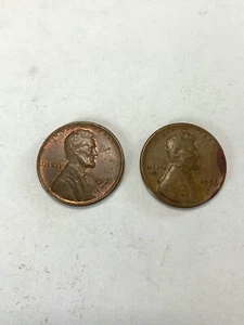 Lot of 2 Lincoln Wheat One Cents, 1953D, 1956D - Picture 1 of 2