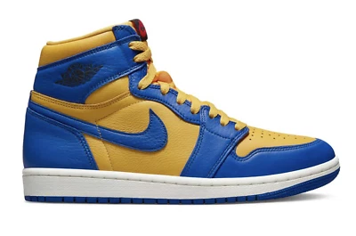 Nike Air Jordan 1 Retro High OG (FD2596 700) Sneakers Womens Blau Gelb NEU OVP