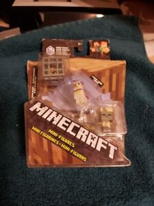 Minecraft Wood Series 10 Spawning Blaze Llama Zombie Mini Figure 3-Pack 2017+