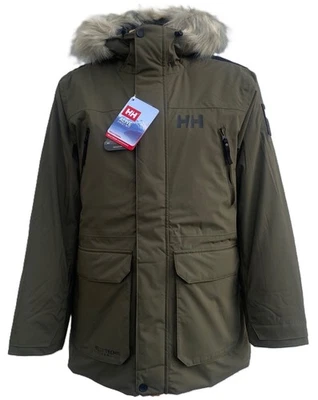 Men's Helly Hansen Reine Insulated Parka GREEN $350, Size: 2XL - Image 1 of 4