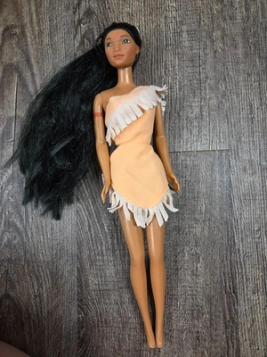 Disney's Pocahontas, Braided Beauty Pocahontas Doll Vintage Mattel Barbie - Image 1 of 4