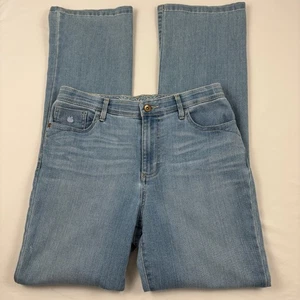 Gloria Vanderbilt Jeans Bootcut High Waist Light Wash Slight Stretch Size 6 - Picture 1 of 13