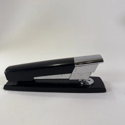 Grapadora De Colección Swingline De Colección 333 Mediados de Siglo Negra/Plata Long Island Nueva York Foto 1 de 4