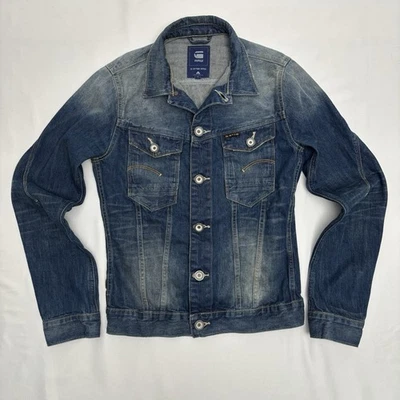 G-Star Raw Arc 3D JKT - Calce Ajustado - Chaqueta Denim Mediana - GS01 - Hebilla Trasera Foto 1 de 4