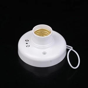 1 Piece E27 Screw Sensor Lamp Base Sound Voice Control Delay Switch Light Socket - Picture 1 of 12