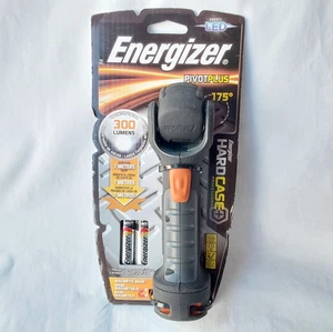 Vintage Energizer HardCase Taschenlampe 300 Lumen schwarz LED AA Batterien - Bild 1 von 6