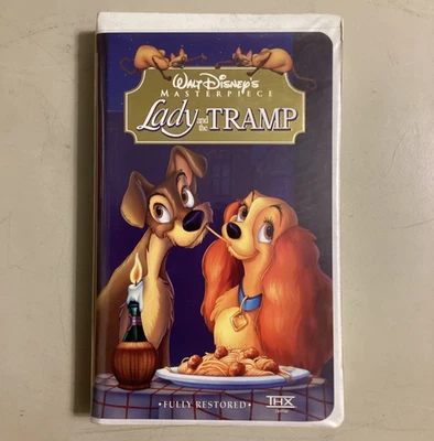 Disney Masterpiece - Lady and the Tramp - 1998 - VHS Tape - Image 1 of 4
