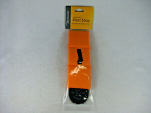 Compact Waterproof Camera: Buoyant Wrist Float Strap, Orange, New 