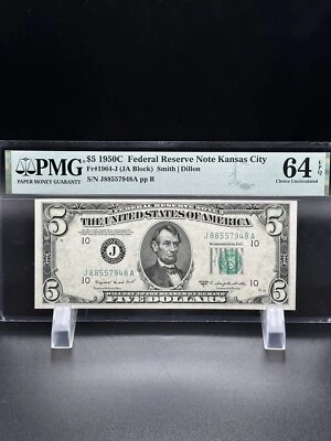 1950 C- Federal Reserve Note Kansas City Very Nice Bill  - Image 1 of 2