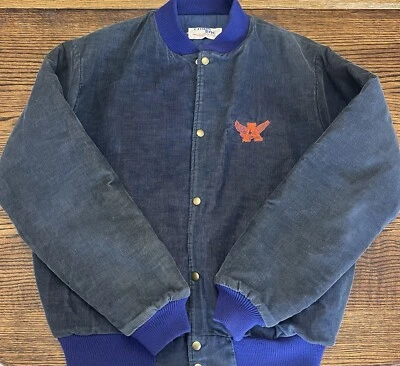 Auburn Tigers Vintage Chalk Line Corduroy Varsity Jacket Letterman College XL - Image 1 of 4