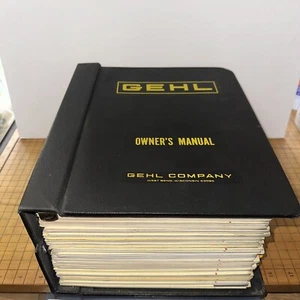 Gehl Manual del Propietario 6” Grueso, Manuales del Operador 700 800 900 1000, ¡15 Lbs! - Imagen 1 de 12