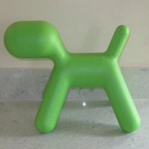 Eero Aarnio Puppy Me Too Collection Magis Made In Italy Small Dog Green Stool - Picture 1 of 14