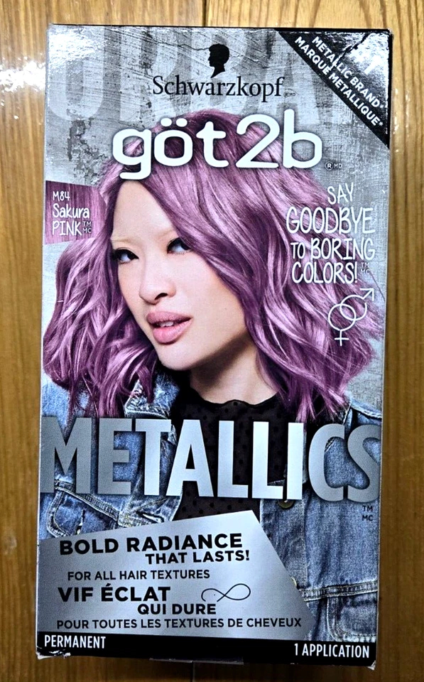 SCHWARZKOPF GOT2B M84 SAKURA PINK METALLICS COLOR DE PELO Foto 1 de 1