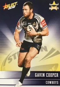 2012 NRL SELECT CHAMPIONS COWBOYS GAVIN COOPER COMMON CARD #105 - Picture 1 of 1