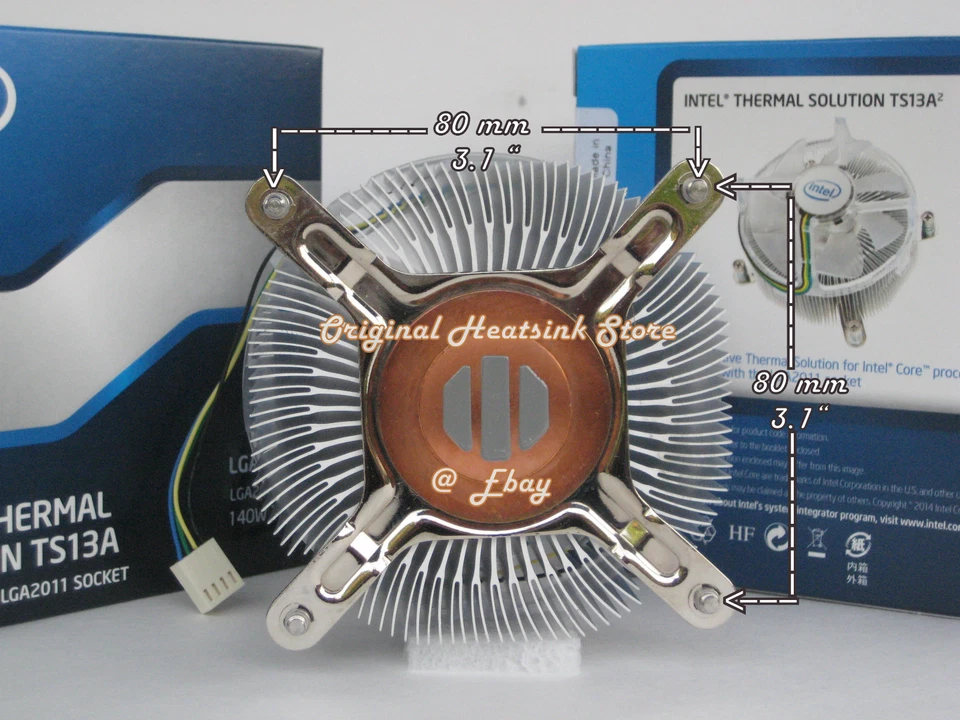 Intel Core I7 Socket LGA 2011 Cooler Heatsink CPU Fan for I7-4820k I7-4930k
