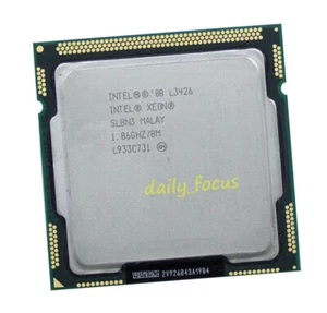 Intel Xeon L3426 1.86 GHz LGA1156 4 cores 8 threads SLBN3 CPU Processor 8 MB - Picture 1 of 1