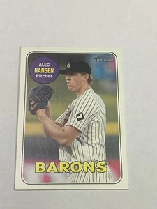 2018 Topps Heritage Minor League Base Rookie Short Print  of Alec Hansen!!! - Picture 1 of 1
