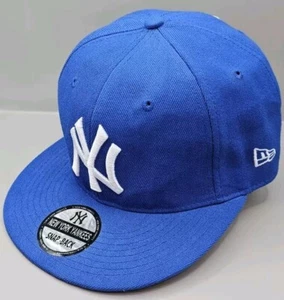 New York Yankees New Era 59 Fifty Genuine Snap-back Baseball Cap Blue - Picture 1 of 11