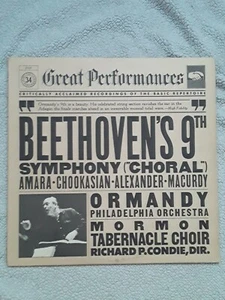 Beethoven/Ormandy/mormon Tabernacle Choir Vinyl - Picture 1 of 12