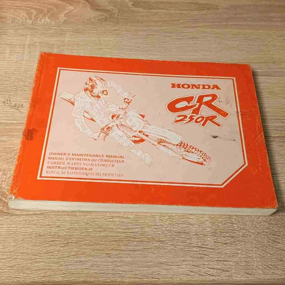 HONDA CR250R 1995 69KZ3610 00X69-KZ3-6100 Motorrad-Handbuch gebraucht manual - Bild 1 von 4