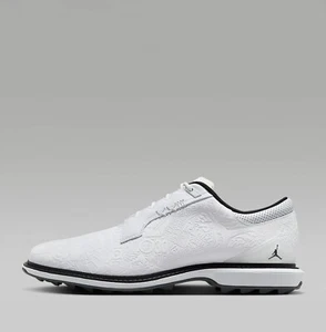 Nike Jordan ADG 5 Golf Shoes Sneakers White/Black/Iron Gray FQ6642-102 US 7-12 - Picture 1 of 8