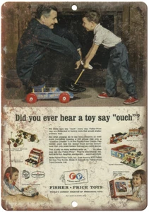 Fisher Price Toys Vintage Creative Coaster 12"x9" Reproduction Metal Sign ZD30 - Picture 1 of 1