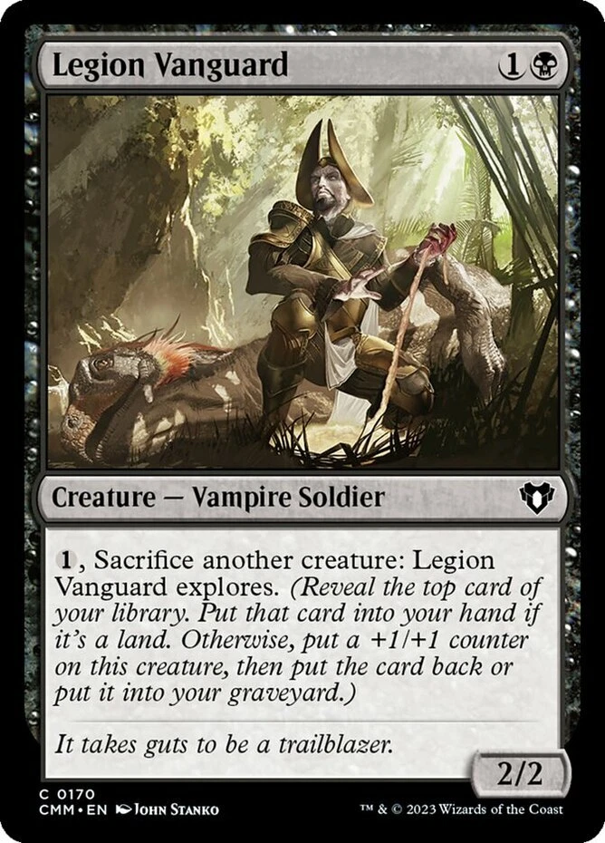 x4 Legion Vanguard - Foil C MTG Commander Masters M/NM, English - Image 1 of 1
