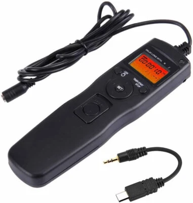 RGBS LCD Timer Shutter Release Time Lapse Intervalometer Remote Control for Sony - Image 1 of 4