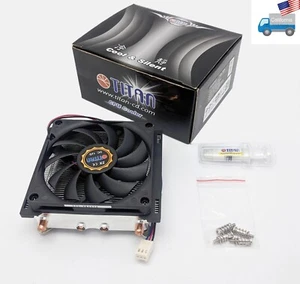 NEW Titan 1U/2U Low Profile Server Intel LGA 775 Copper Base/Heatpipe CPU Cooler - Picture 1 of 12