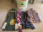 Matilda Jane Ladies Size S 5 Jackets Pant Leggings & Fabric bag Laundry Hamper