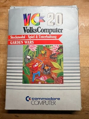 VC 20 VIC 20 Garden Wars Modul Cartridge - SELTEN / RARE - Bild 1 von 2