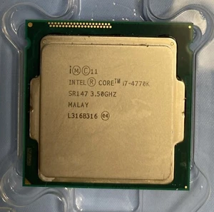 Intel Core i7 SR147 i7-4770K 3.50GHz 8M Socket 1150 Quad Core Processor / CPU - Picture 1 of 4