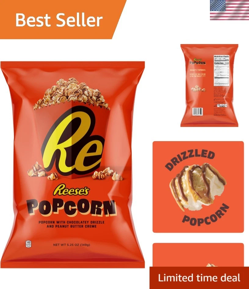 Skinnypop Reeses Popcorn 5.25 Ounce 12 per case
